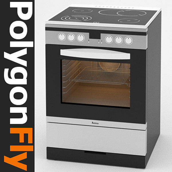 3d model of cooker 04 - Cooker_04 by PolygonFly
