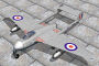 3d havilland vampire jet fighter model