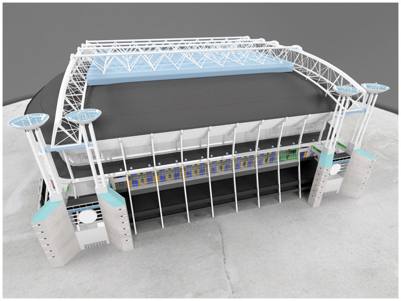 short long track arenas 3ds - Short/Long Track Arenas - Interior and Exterior... by Tornado Studio