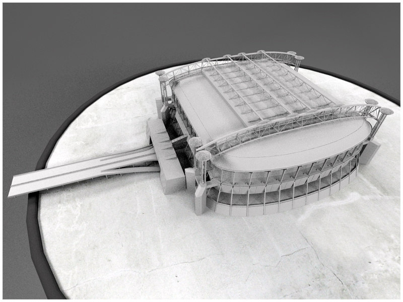 short long track arenas 3ds - Short/Long Track Arenas - Interior and Exterior... by Tornado Studio