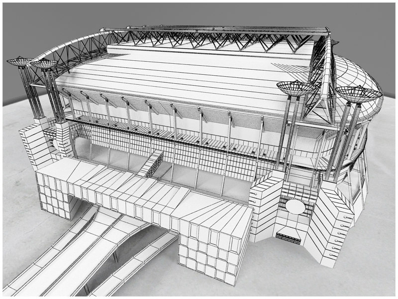 short long track arenas 3ds - Short/Long Track Arenas - Interior and Exterior... by Tornado Studio