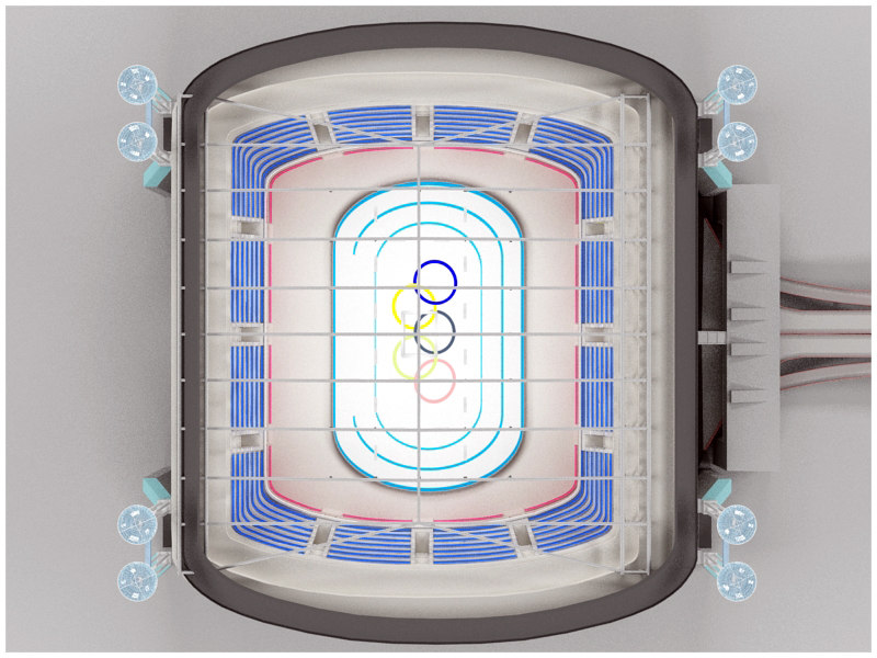 short long track arenas 3ds - Short/Long Track Arenas - Interior and Exterior... by Tornado Studio