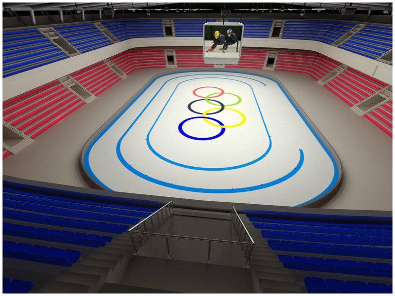 short long track arenas 3ds - Short/Long Track Arenas - Interior and Exterior... by Tornado Studio
