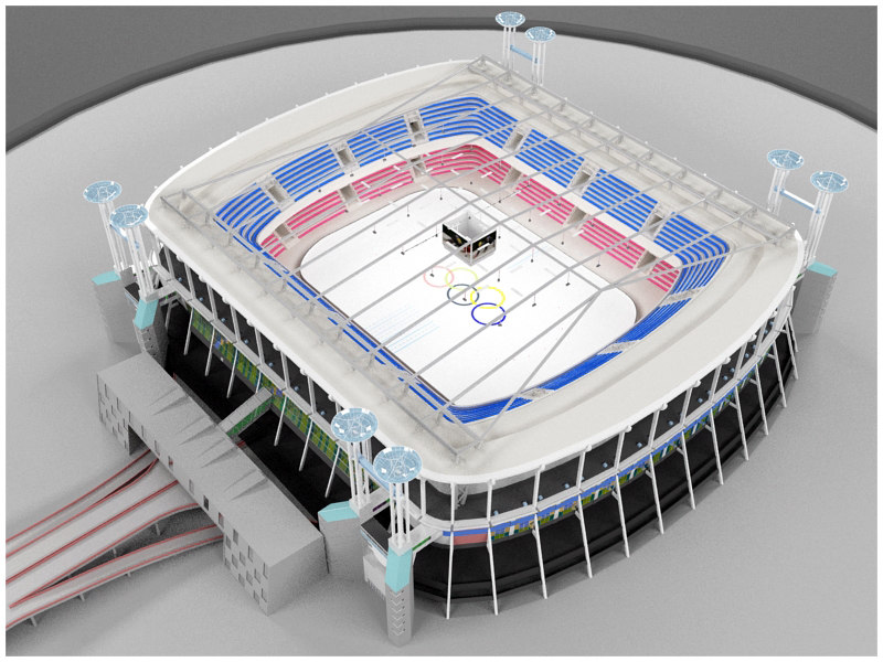 short long track arenas 3ds - Short/Long Track Arenas - Interior and Exterior... by Tornado Studio