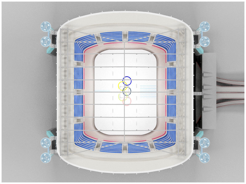 short long track arenas 3ds - Short/Long Track Arenas - Interior and Exterior... by Tornado Studio