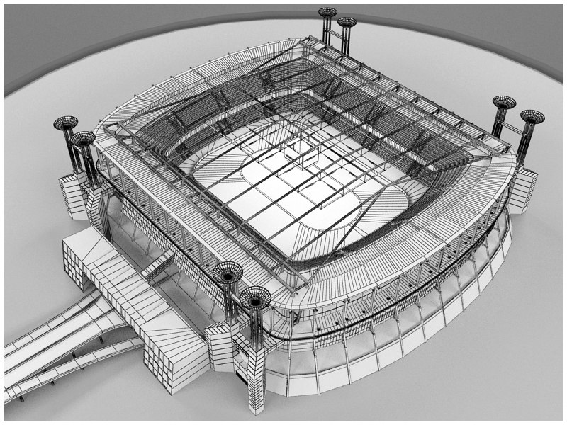short long track arenas 3ds - Short/Long Track Arenas - Interior and Exterior... by Tornado Studio