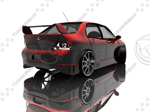 mitsubishi evo 3ds - evolution.3ds by marcinxp