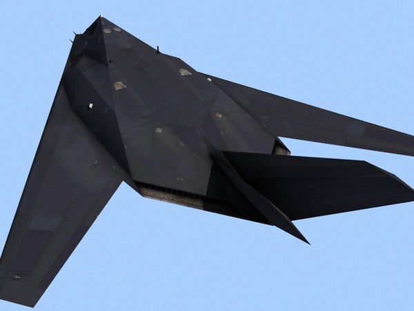 f-117 nighthawk 3d 3ds - F-117 Nighthawk by fabelar