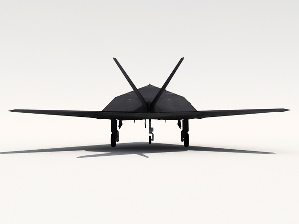 f-117 nighthawk 3d 3ds - F-117 Nighthawk by fabelar