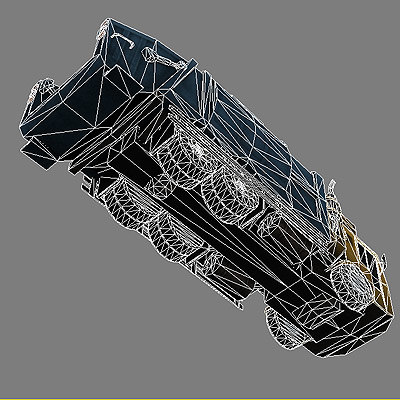 3ds max ready garbage truck - Garbage trucks collection... by GameArt3D