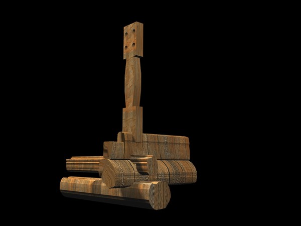 wood 3d 3ds - Wood detail by studiorender