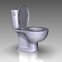 toilet 3d model
