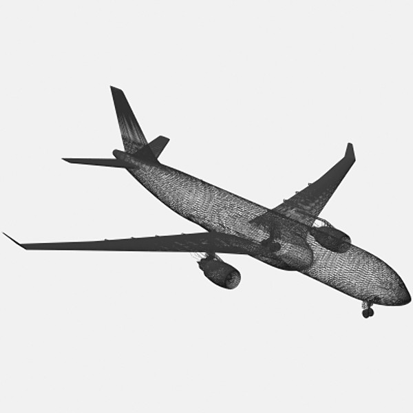 airbus a330-200 lufthansa a330 3d model - Airbus A330-200 Lufthansa by PedroFaut