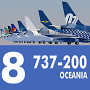 3dsmax 737 200 airliner oceania