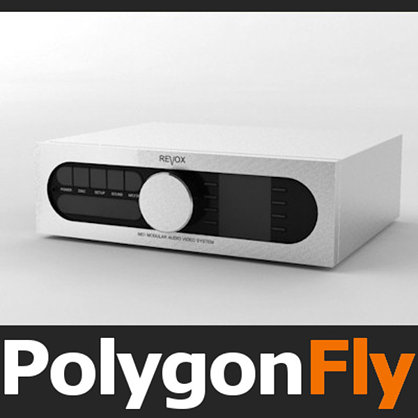 3d model amplifier 02 - AMPLIFIER_02 by PolygonFly