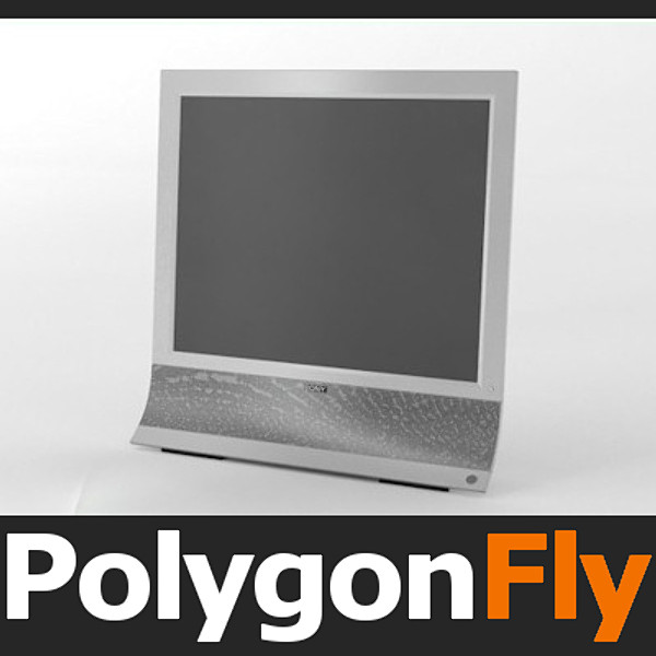 monitor 01 3ds - MONITOR_01 by PolygonFly