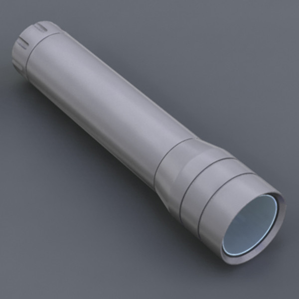 flashlight renders 3d model - Flashlight by reaktorCGI
