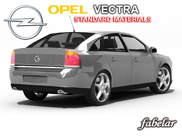 3d model opel vectra standard materials - Opel Vectra Standard Materials by fabelar