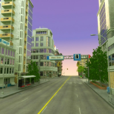 modular city buildings hd 3d max - HD City by ES3DStudios