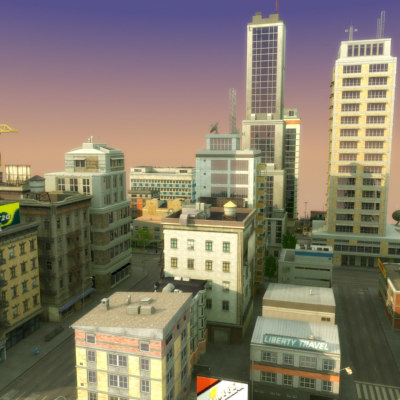 modular city buildings hd 3d max - HD City by ES3DStudios