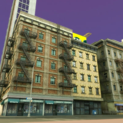 modular city buildings hd 3d max - HD City by ES3DStudios
