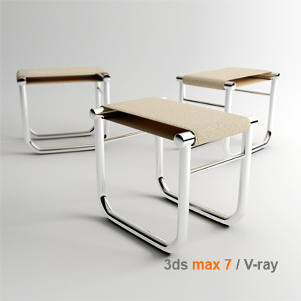 le corbusier 3d model - lc9 by lajhar