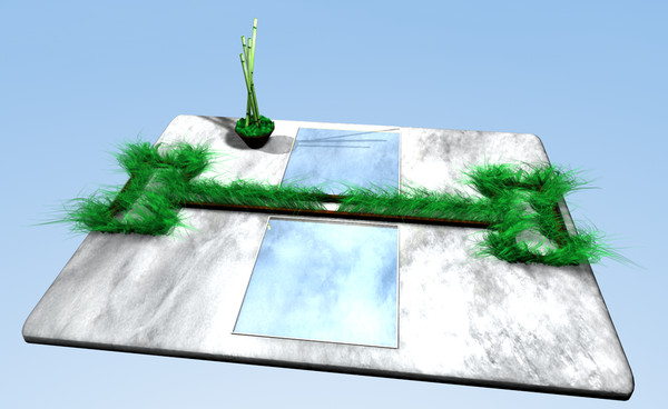 mini garden zen 3d 3ds - Mini Garden zen by iHack