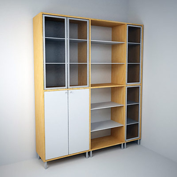 wardrobe console locker 3d model - Magiker by QLEE