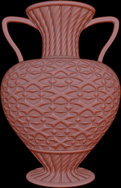 maya relief cnc - Amphora06 by orixx