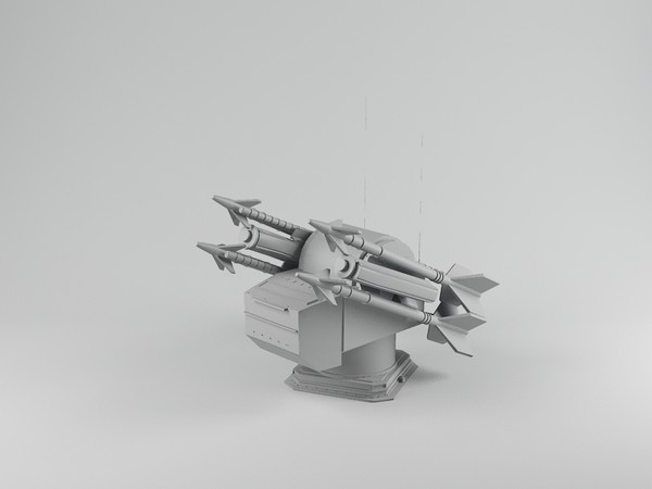 3d model rocket launcher - Rocket Launcher by dentonvanzan