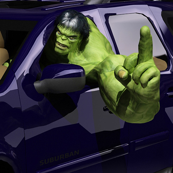 hulk rigged biped 3d model - Hulk Rigged by fabelar