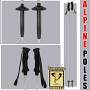 alpine ski poles max