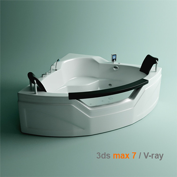 jacuzzi 3d model - jacuzzi by lajhar