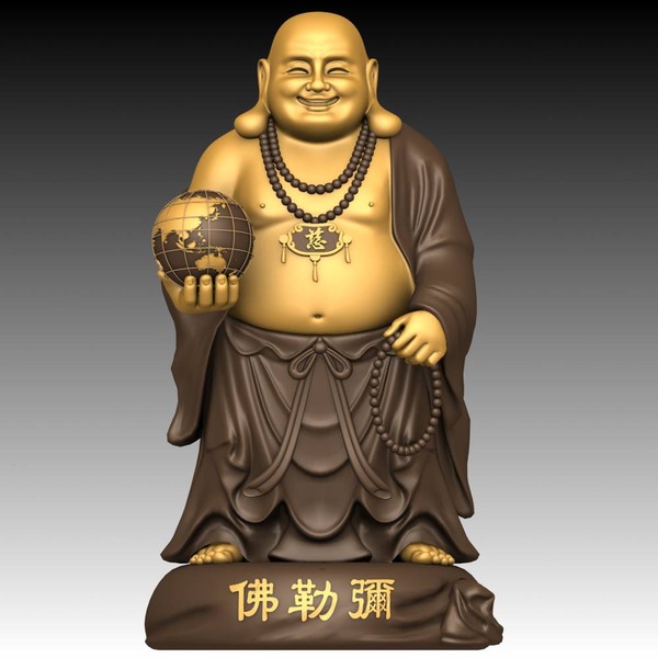 maitreya buddha 3d x - Maitreya Buddha by VirtualWax