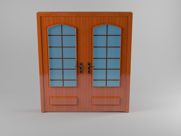 3ds max double door - Double door by dentonvanzan
