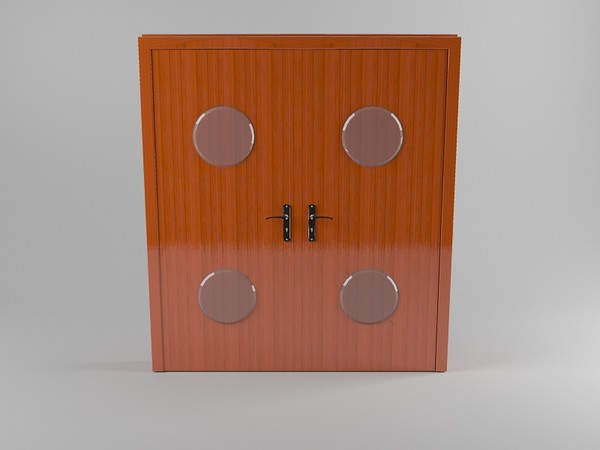 3d double door model - Double door by dentonvanzan