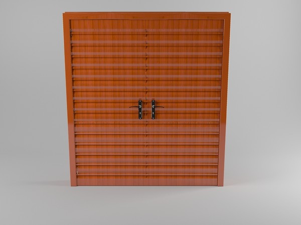 3d model of double door - Double door by dentonvanzan