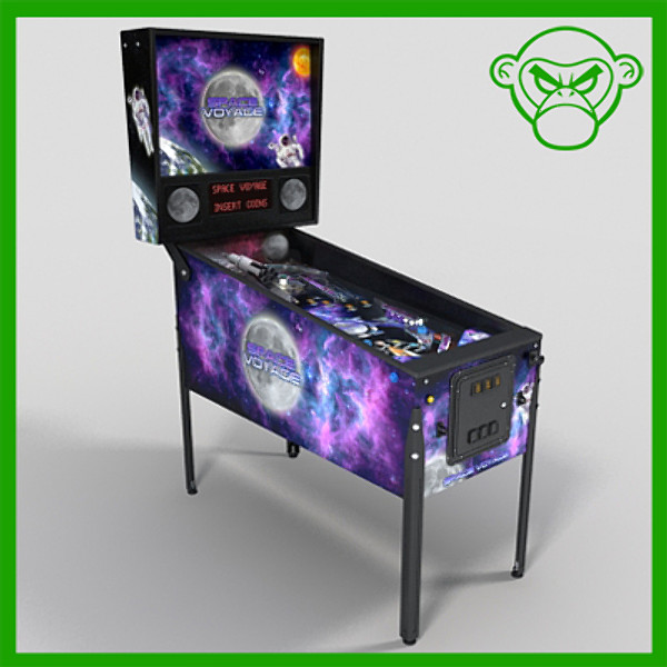 pinball machine 3d max - pinball 2 by monkeyodoom
