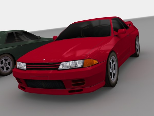 lightwave nissan skyline r32 - Nissan Skyline R32... by machin3d