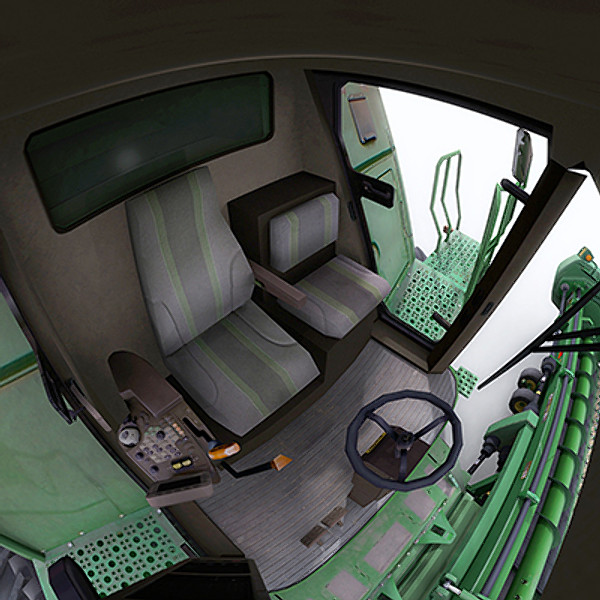 combine harvester draper platform 3d model - Combine Harvester 1 with Draper Platform by papillon