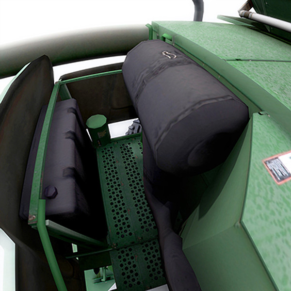 combine harvester draper platform 3d model - Combine Harvester 1 with Draper Platform by papillon