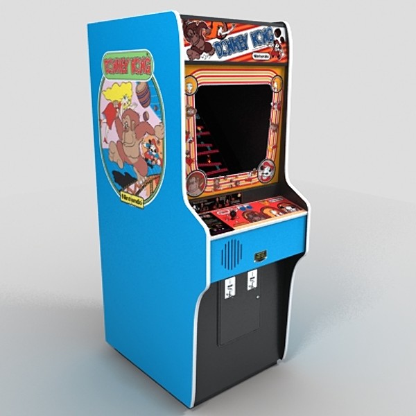 3d model arcade stand ups - - arcade stand ups by monkeyodoom