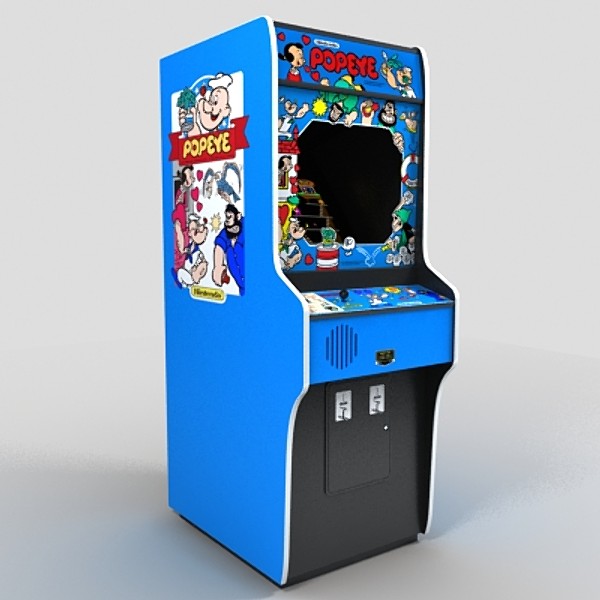 3d model arcade stand ups - - arcade stand ups by monkeyodoom
