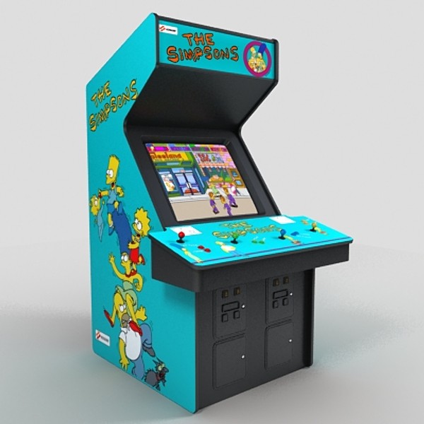 3d model arcade stand ups - - arcade stand ups by monkeyodoom