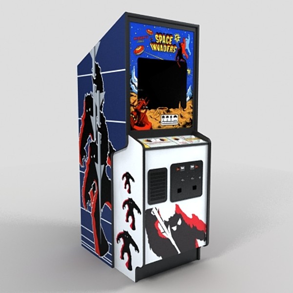 3d model arcade stand ups - - arcade stand ups by monkeyodoom