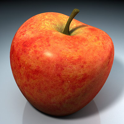 apple fruit max - Apple by 3D_Sergio
