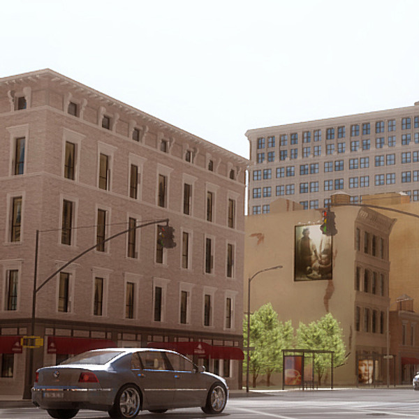 city street 3d model - CITY STREET by Nodexis