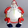 clock santa claus 3d blend