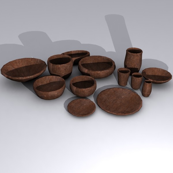 table set pack 3d max - Low Poly Table Set Model Pack by Game Model Creations