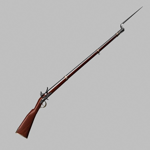 3d musket model - Musket by mostlysquare